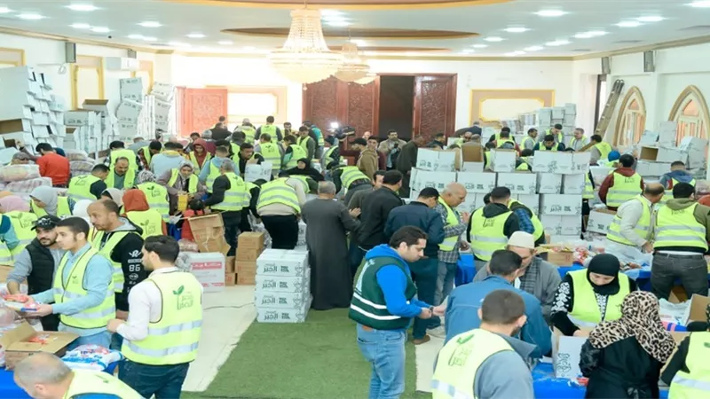 أبو ليمون : توزيع 7 آلاف و398 كرتونة رمضان للأسر الأولى بالرعاية