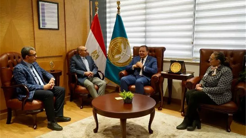 تفاصيل استقبال هيئة الاعتماد والرقابة الصحية لممثل تيموس بالعاصمة