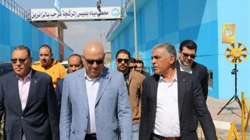 وزير الإسكان.الالتزام بأعلى معايير الجودة فى تشغيل محطات المياه