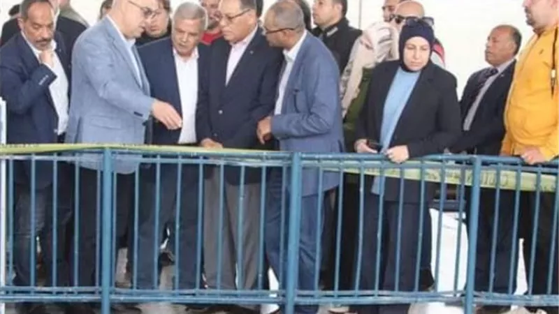 الجزار وغراب يتفقدان محطة تنقية مياه العباسة