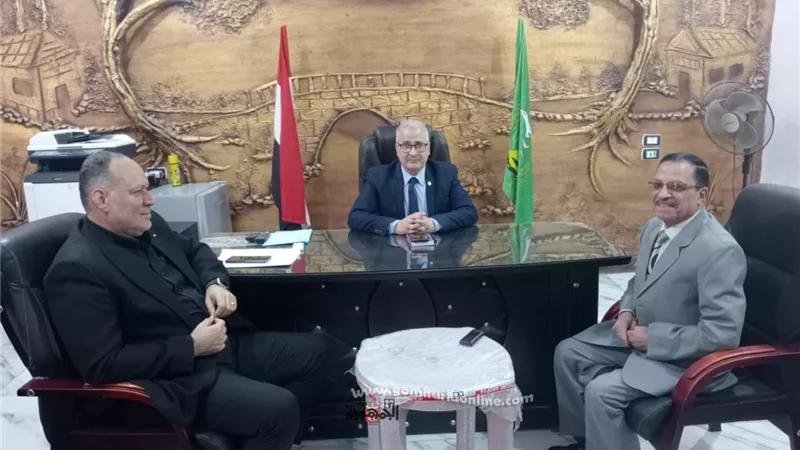 صحصاح يحضر طابور الصباح في فاطمة الزهراء و يتفقد الصنايع الثانوية
