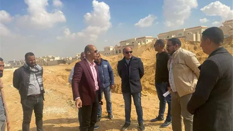 جولة تفقدية لمسئولي وزارة الإسكان بمدينة المنيا الجديدة