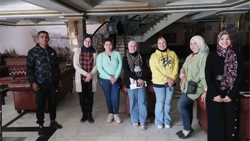 إستقبال وفود معسكر برنامج تنمية أبناء الصعيد والمحافظات الحدودية