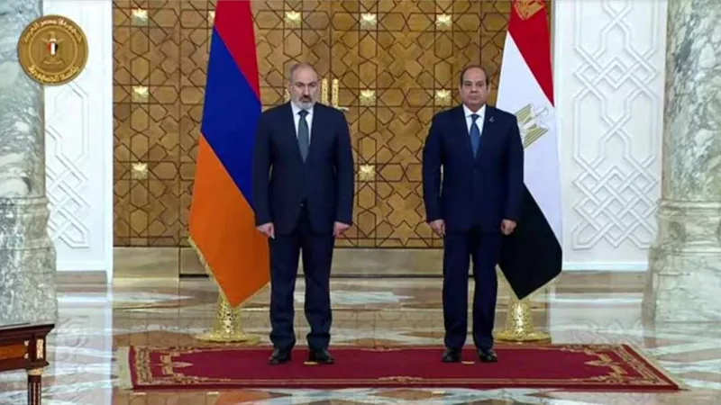 السيسي ورئيس وزراء أرمينيا يشهدان مراسم توقيع اتفاقيات ومذكرات تفاهم مشتركة .. فيديو