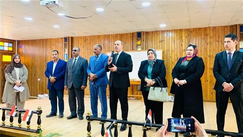 مدير تعليم الاسكندريه يتابع مجموعات الدعم المدرسي ببرج العرب