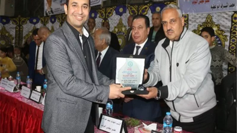الصبروط يشهد حفل تكريم أبطال مصر و إفريقيا بنادى قليوب الرياضى