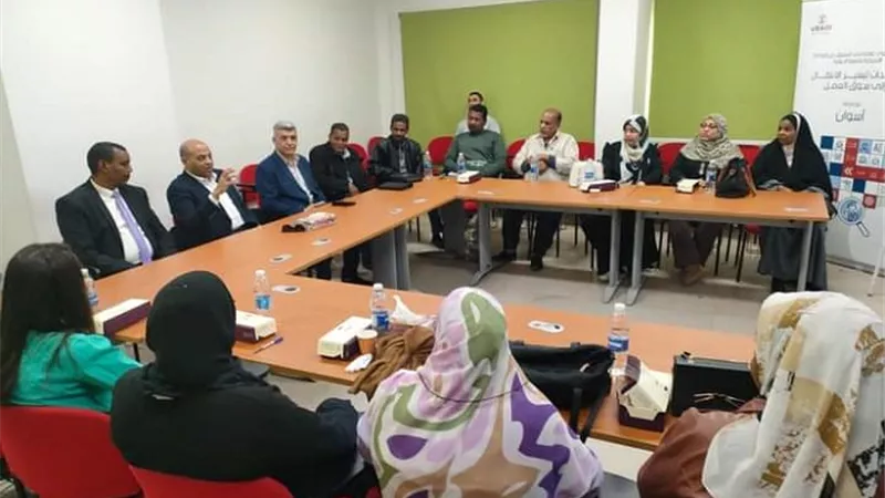 تعليم أسوان : تدريب مقيّمى سوق العمل لطلاب مدارس 