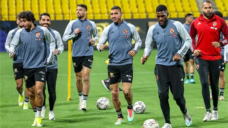 الأهلي يختتم استعداداته لمواجهة الزمالك في نهائي الكأس