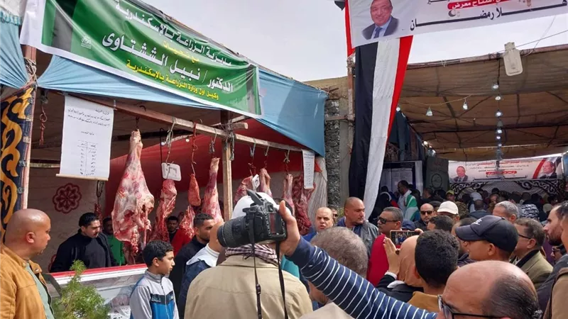 زراعة الأسكندرية تفتتح معرض اهلا رمضان ببرج العرب