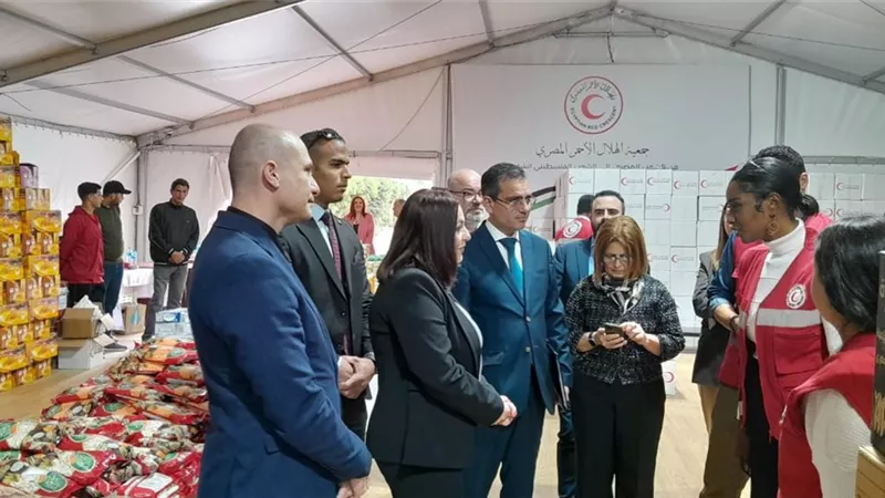 وزيرة الإدماج والقطاع التطوعي بمالطا تطلع على جهود الهلال الأحمر
