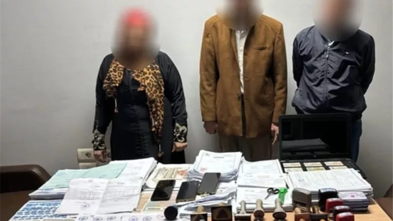 بينهم سيدة .. ضبط عصابة تزوير المحررات الرسمية بالدقهلية