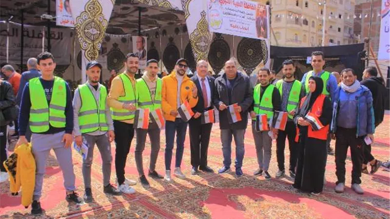 الشعب الجمهورى يطلق أكبرقافلة طبية مجانية بفاقوس