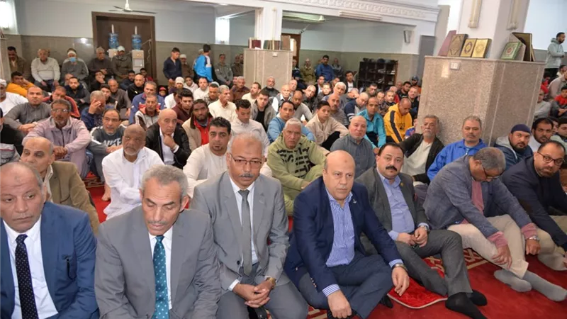 سكرتير مساعد الإسماعيلية يفتتح توسعات مسجد البهتيني