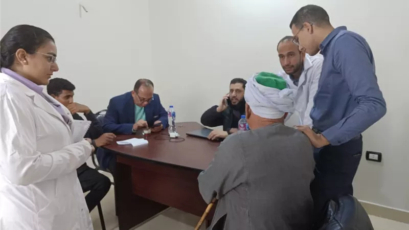 قافلة علاجية بيطرية في بنى عامر بالشرقية