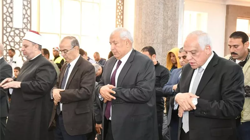 محافظا الجيزة والوادي الجديد يفتتحان مسجد مصطفى محمود