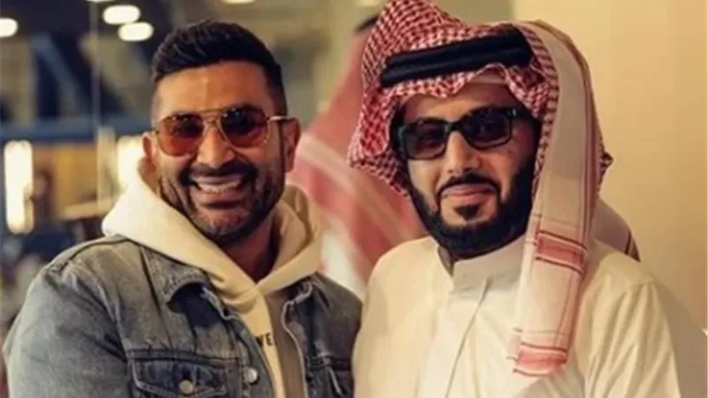 احمد سعد برفقة تركي آل الشيخ : 