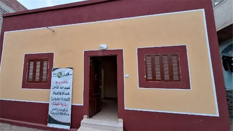 اعادة اعمار وتأهيل 28 منزلا بقرية اللبشة بصان الحجر