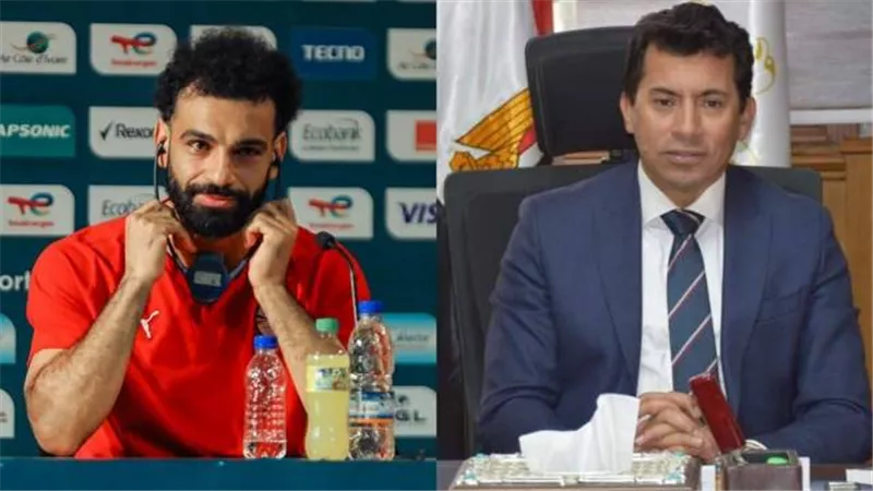 طلب عدم الانضمام .. كواليس تواصل وزير الرياضة مع محمد صلاح بشأن معسكر المنتخب