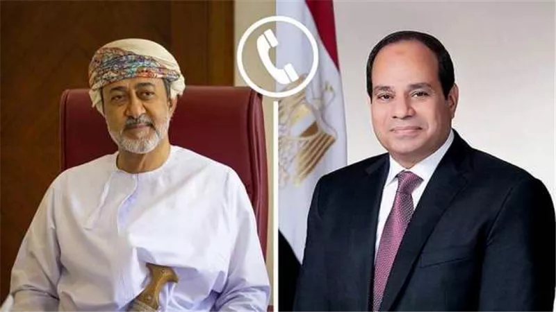 الرئيس السيسى يهنئ السلطان هيثم والشعب العمانى بمناسبة شهر رمضان