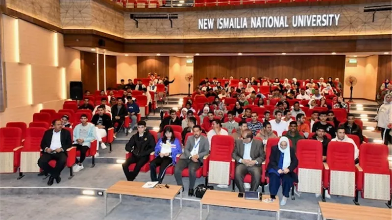 لقاء مفتوح لرئيس جامعة الاسماعيلية الاهلية مع طلاب كلية التمريض
