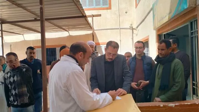 وكيل صحة سوهاج يتفقد مستشفى دار السلام المركزي