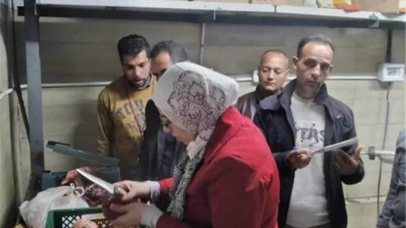 ضبط نصف طن دواجن ولحوم فاسدة بالمنيا وبني مزار
