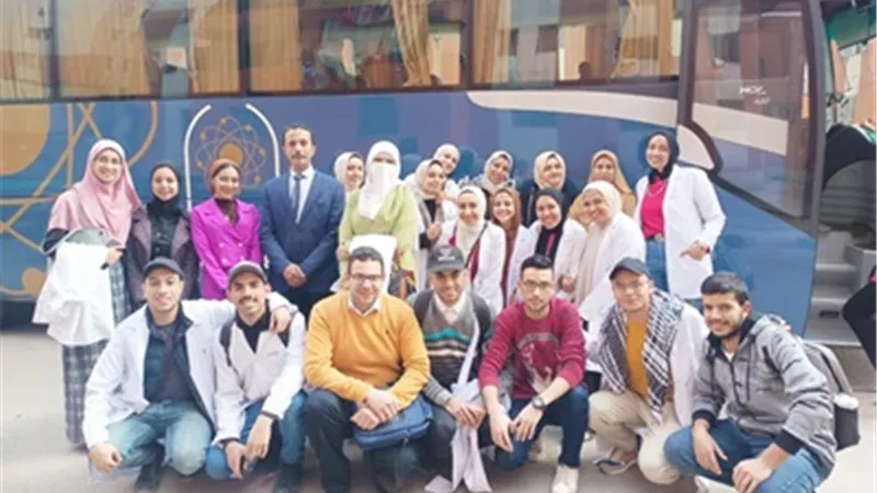 جامعة حلوان تشارك فى قافلة طبية تنموية لخدمة المناطق الأكثر احتياجاً
