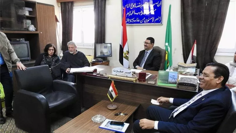 زراعة المنيا تستقبل وفد مشروع الابتكار الزراعي وريادة الاعمال