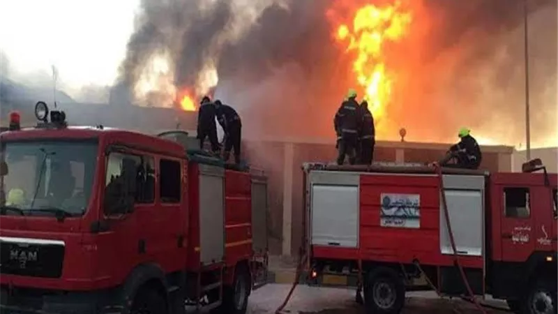 مصرع عامل وإصابة آخر فى حريق بمحل فطائر بنجع حمادي