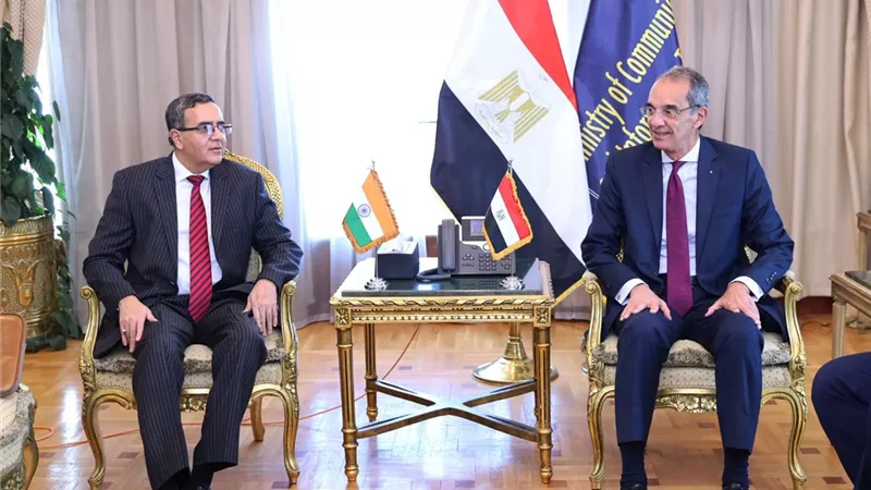 تعاون مصري هندي بمجال بناء القدرات الرقمية لإعداد كوادر متخصصة فى الاتصالات