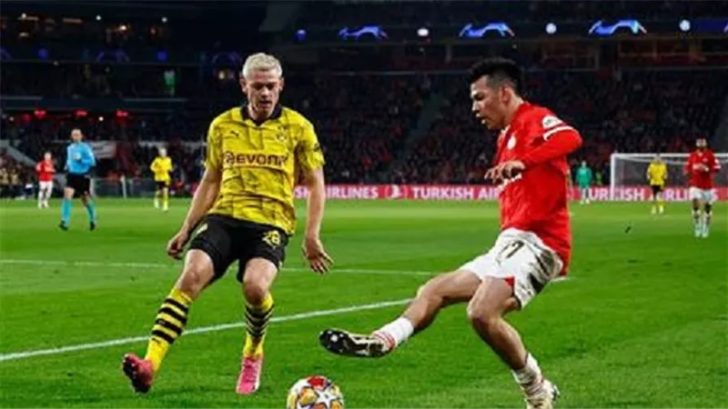 سانشو يقود هجوم بوروسيا دورتموند أمام إيندهوفن بدوري أبطال أوروبا