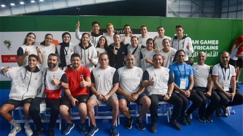 منتخب مصر للسباحة يحصد 35 ميدالية بدورة الألعاب الأفريقية