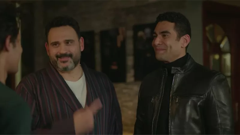 أكرم حسنى يداعب محمد الكيلانى من كواليس 