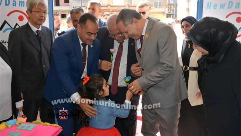 رئيس جامعة دمياط يزور المدرسة المصرية اليابانية