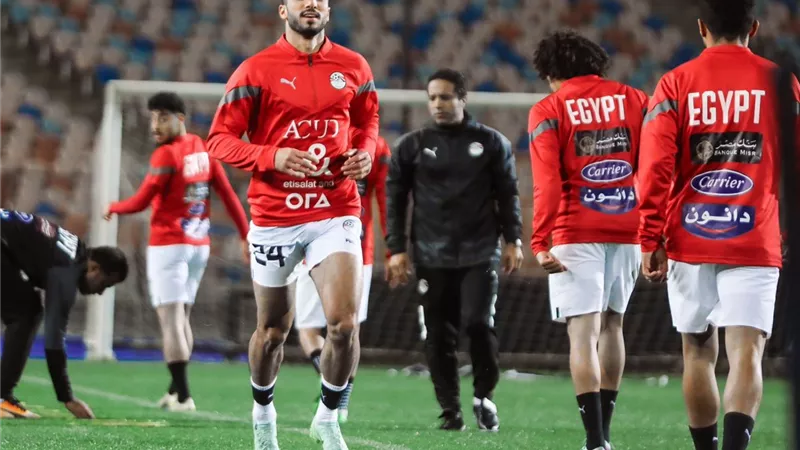 منتخب مصر يواصل تدريباته استعدادا لبطولة كأس العاصمة