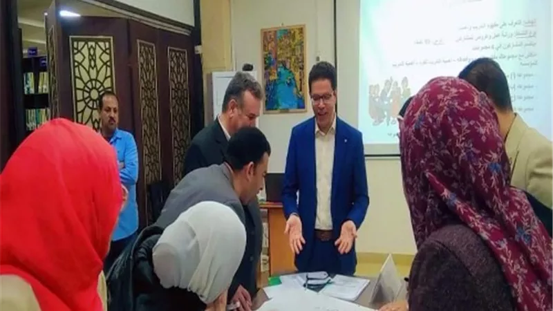 الجيزاوي يفتتح دورة تدريبية لإعداد المدربين بجامعة بنها