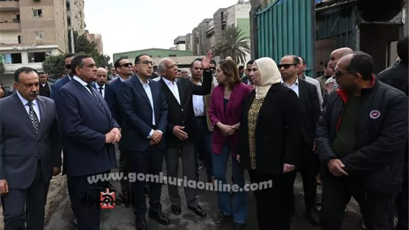 وزيرة التضامن توجه بصرف إعانة فورية للأسر المضارة بحريق العمرانية