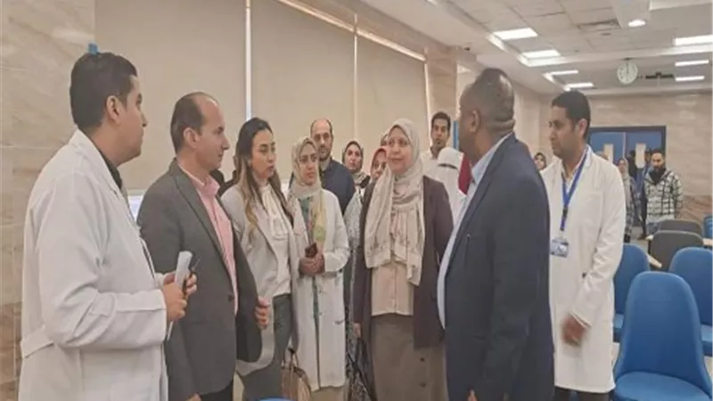 رئيس الطب العلاجي ومدير صحة القليوبية يتفقدا مستشفى القناطر العام
