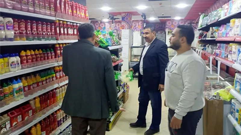 حملة تموينية مكبرة بمركز شبين القناطر