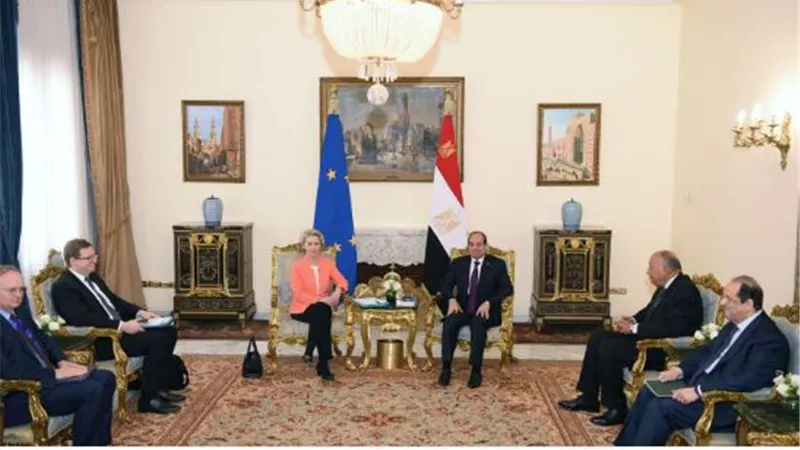 الرئيس السيسي : مصر ترفض التهجير القسري لـ الفلسطينيين