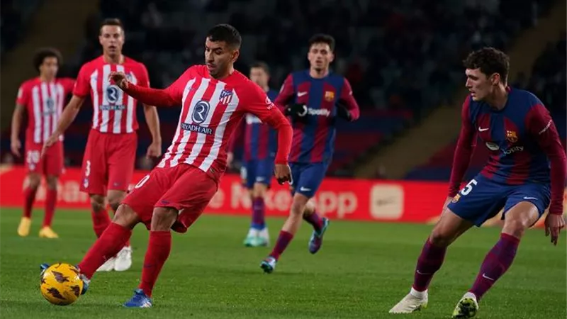 التشكيل المتوقع لمواجهة برشلونة ضد أتلتيكو مدريد