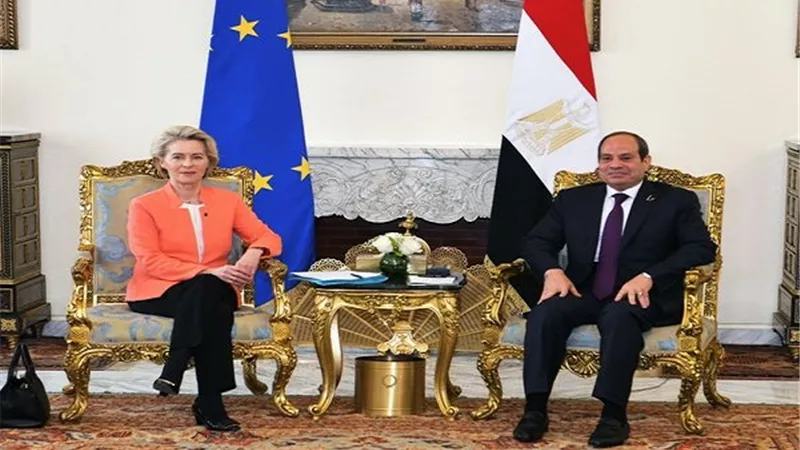 رئيسة المفوضية الأوروبية : متواجدون فى القاهرة للاحتفال بإنجاز الشراكة الاستراتيجية بين مصر والاتحاد الأوروبى