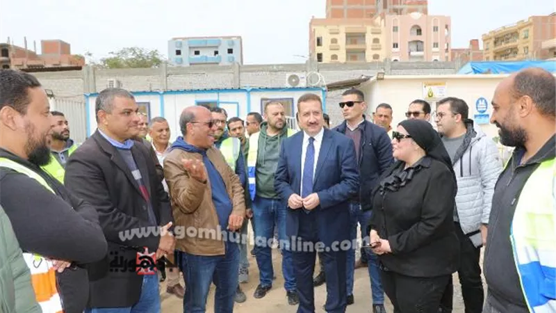 أبو ليمون يتابع الأعمال الإنشائية لمستشفى أشمون الجديدة