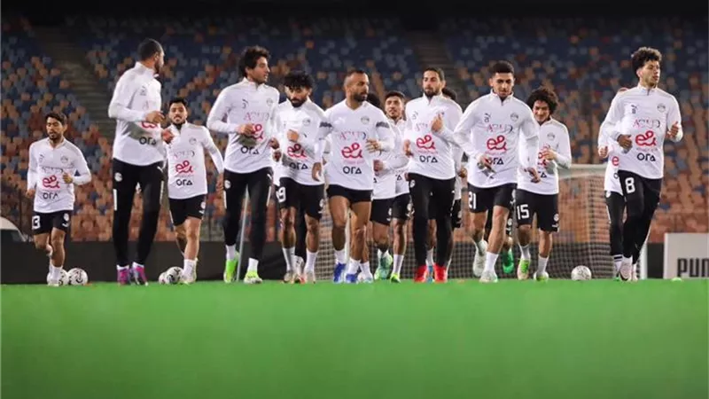 بمشاركة فتحي وشريف.. منتخب مصر يؤدي مرانه استعدادًا للبطولة الودية