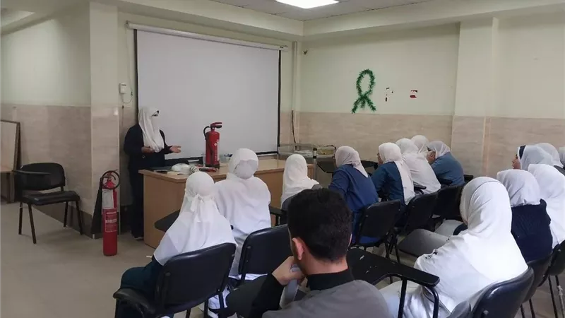 تدريب العاملين بمستشفى بنى سويف التخصصى على ادارة المخاطر