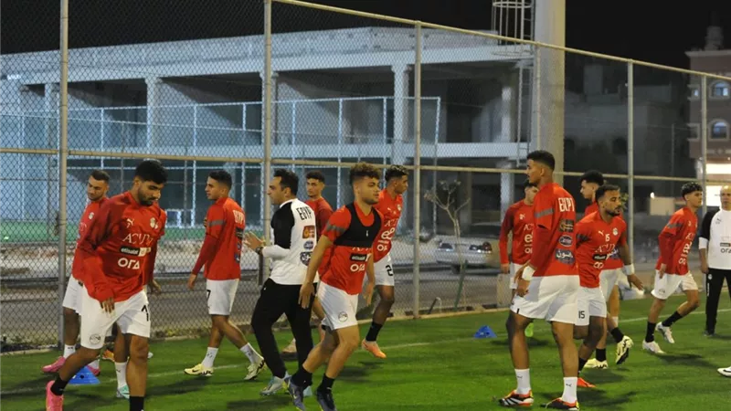 المنتخب الأولمبي يخوض مرانه بالسعودية استعدادًا لبطولة غرب أسيا