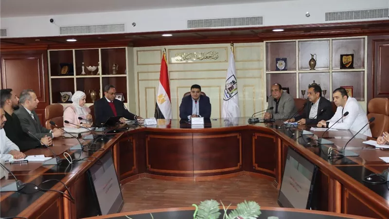 البدء في مشروع المركز الخدمي بمركز سمسطا ببنى سويف