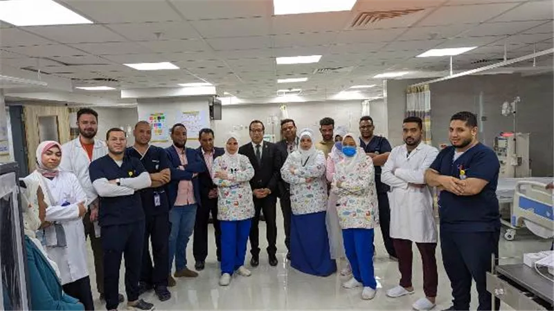 انطلاق التشغيل الرسمى للغسيل الكلوى بمستشفي الكرنك الدولى