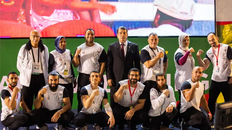 بركات: مصارعة الذراعين حققت انجازًا كبيرا بدورة الألعاب الإفريقية