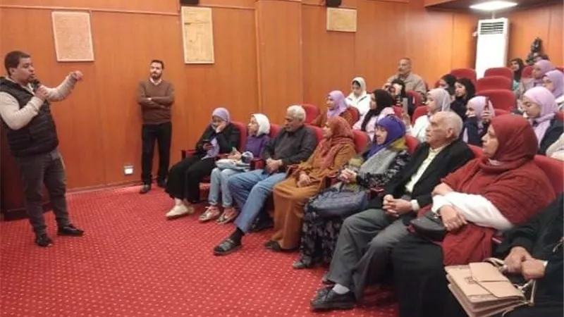 متحف تل بسطابالزقازيق ينظم احتفالية لأعضاء نادي المسنين